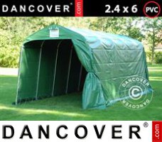 Tenda Garage 2,4x6x2,34m PVC, Verde